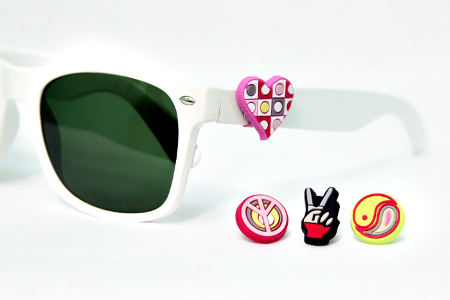 Eyewear Chamrs Peace and Love Pink